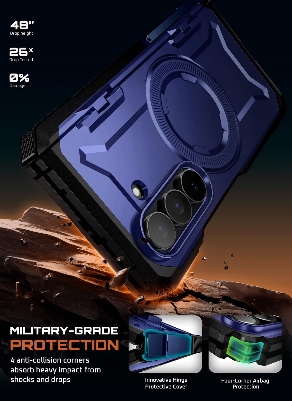 FoldGuard Elite Case — Samsung Galaxy Z Fold 7