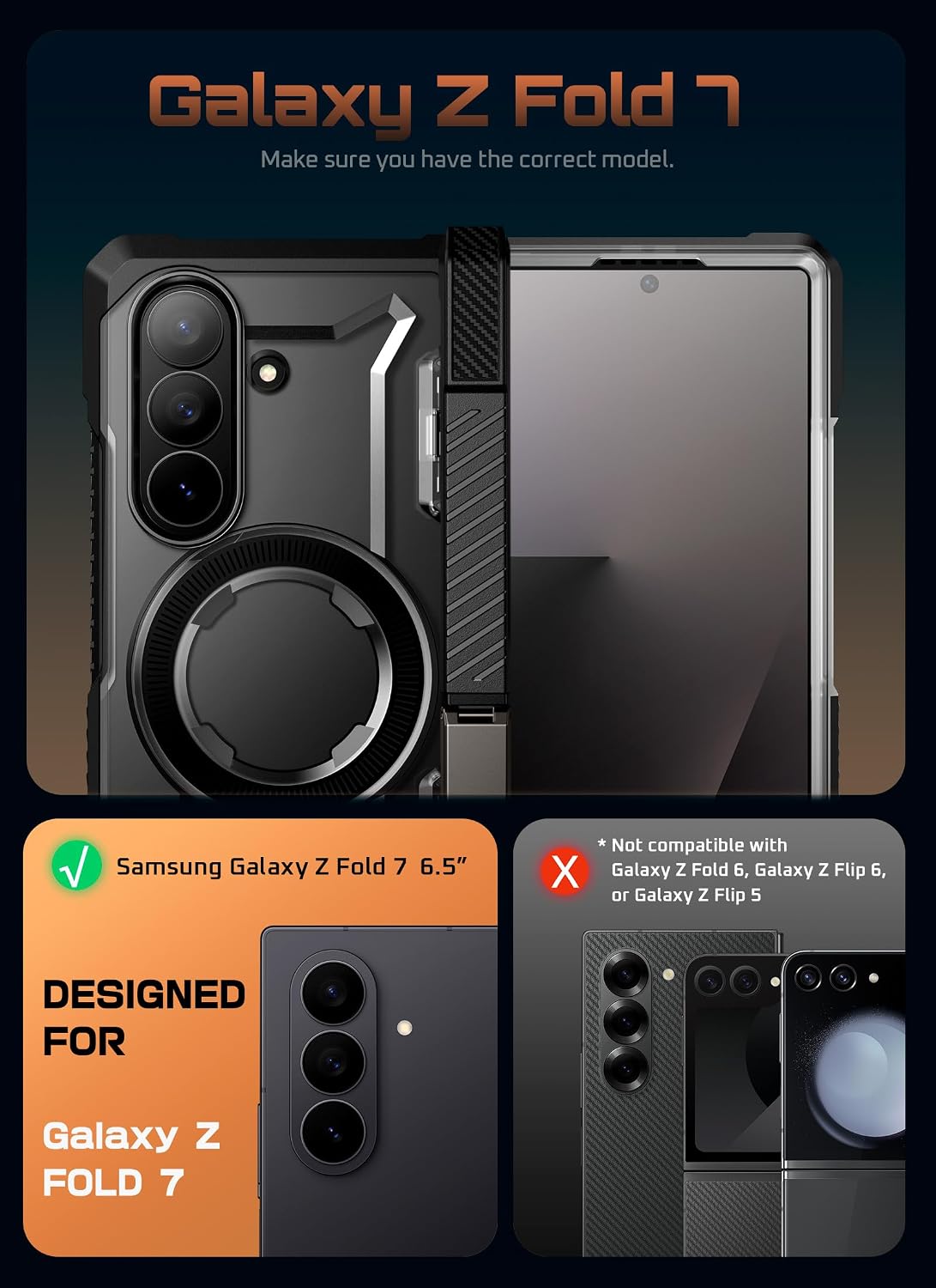 FoldGuard Elite Case — Samsung Galaxy Z Fold 7