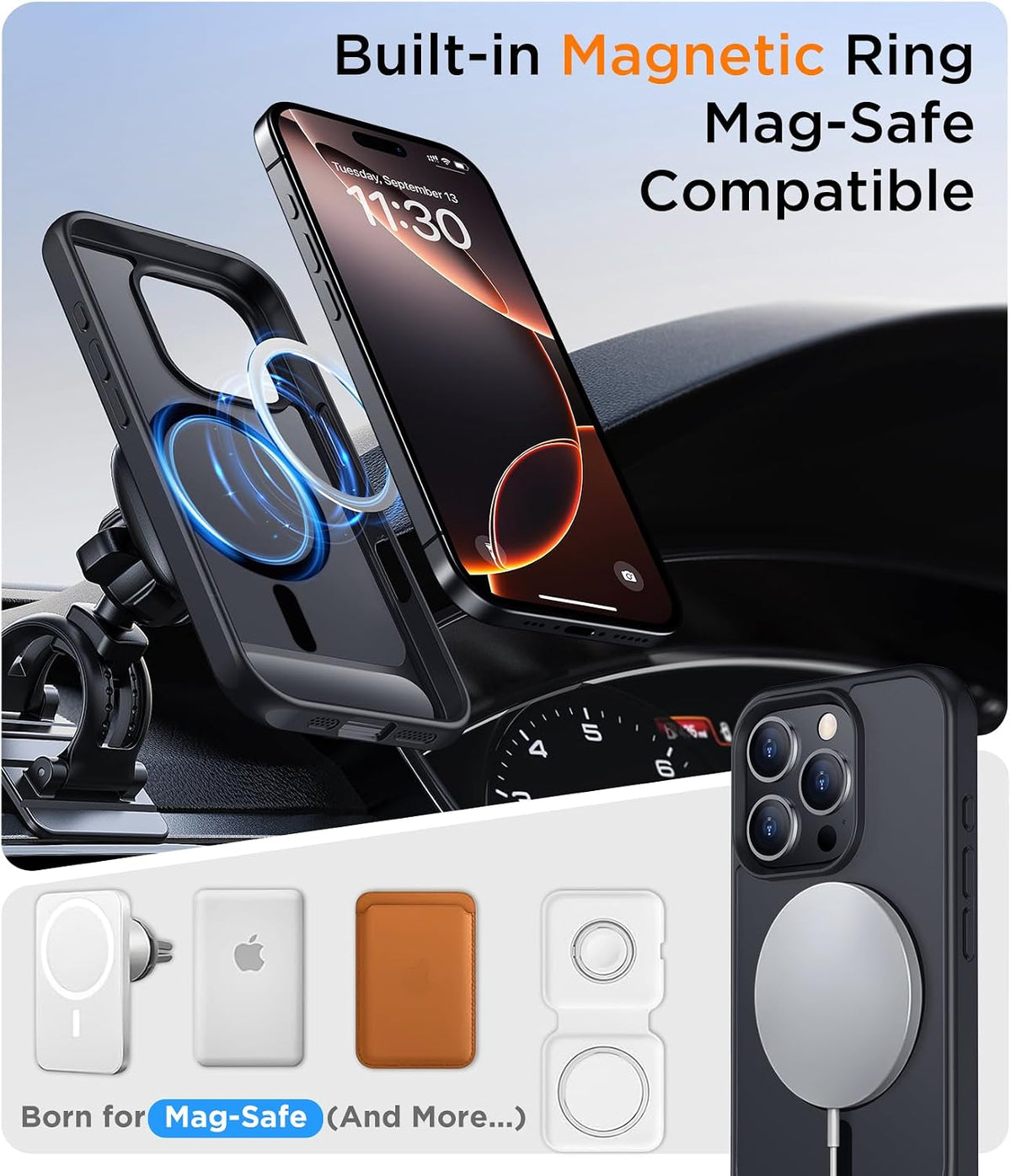 MagShield MagSafe Hülle — iPhone 16 Pro Max