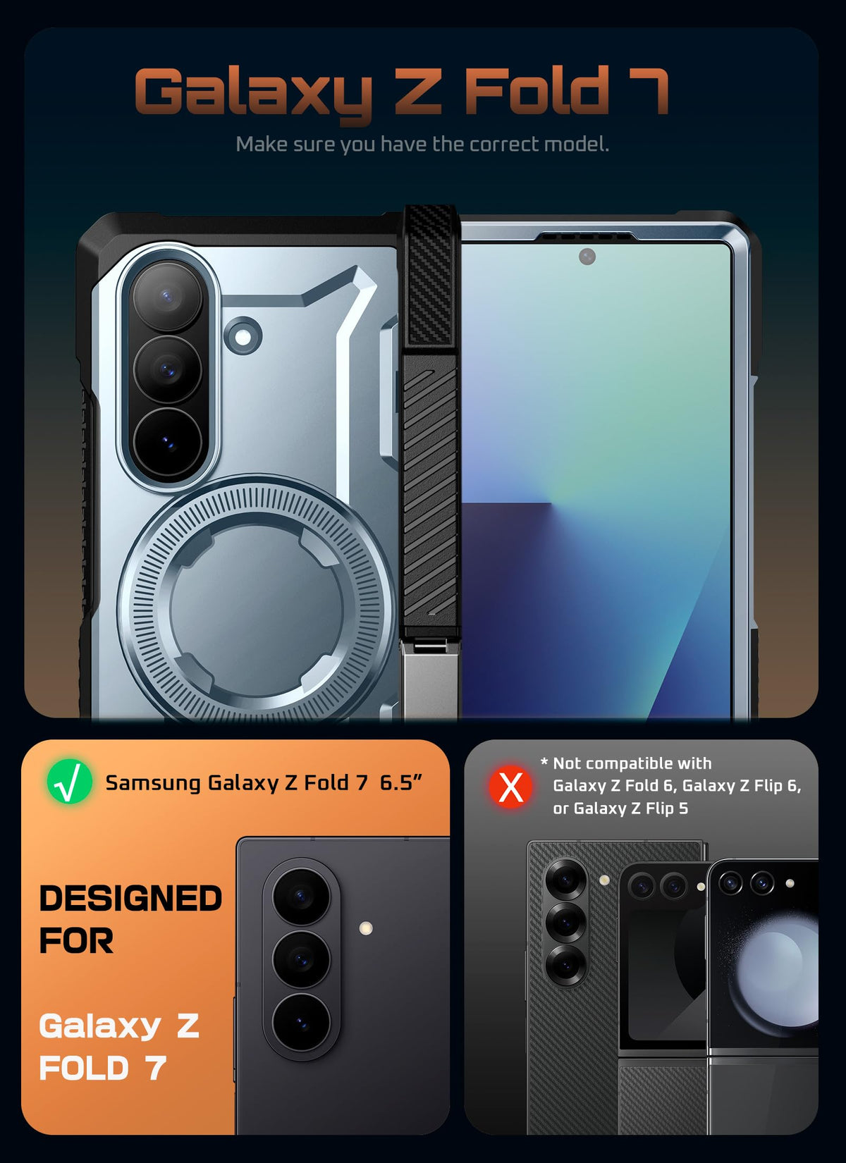 FoldGuard Elite Case — Samsung Galaxy Z Fold 7