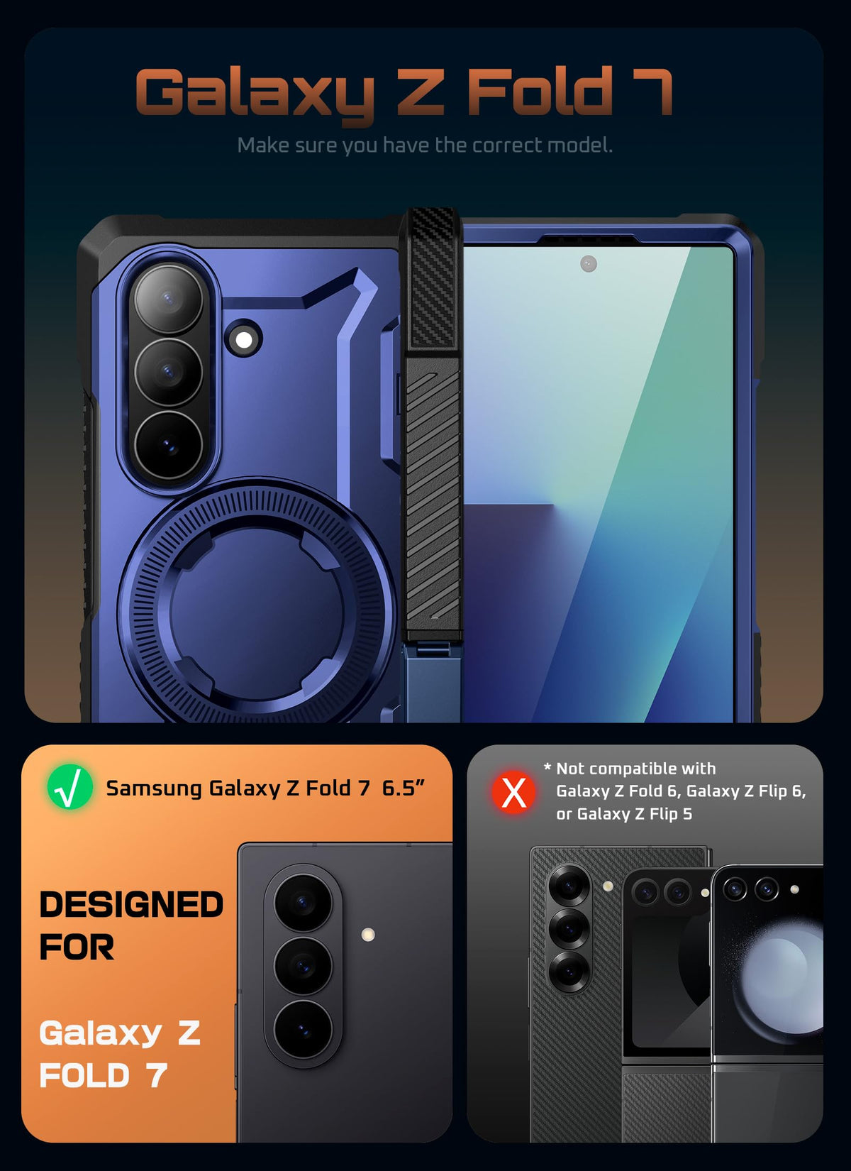 FoldGuard Elite Case — Samsung Galaxy Z Fold 7