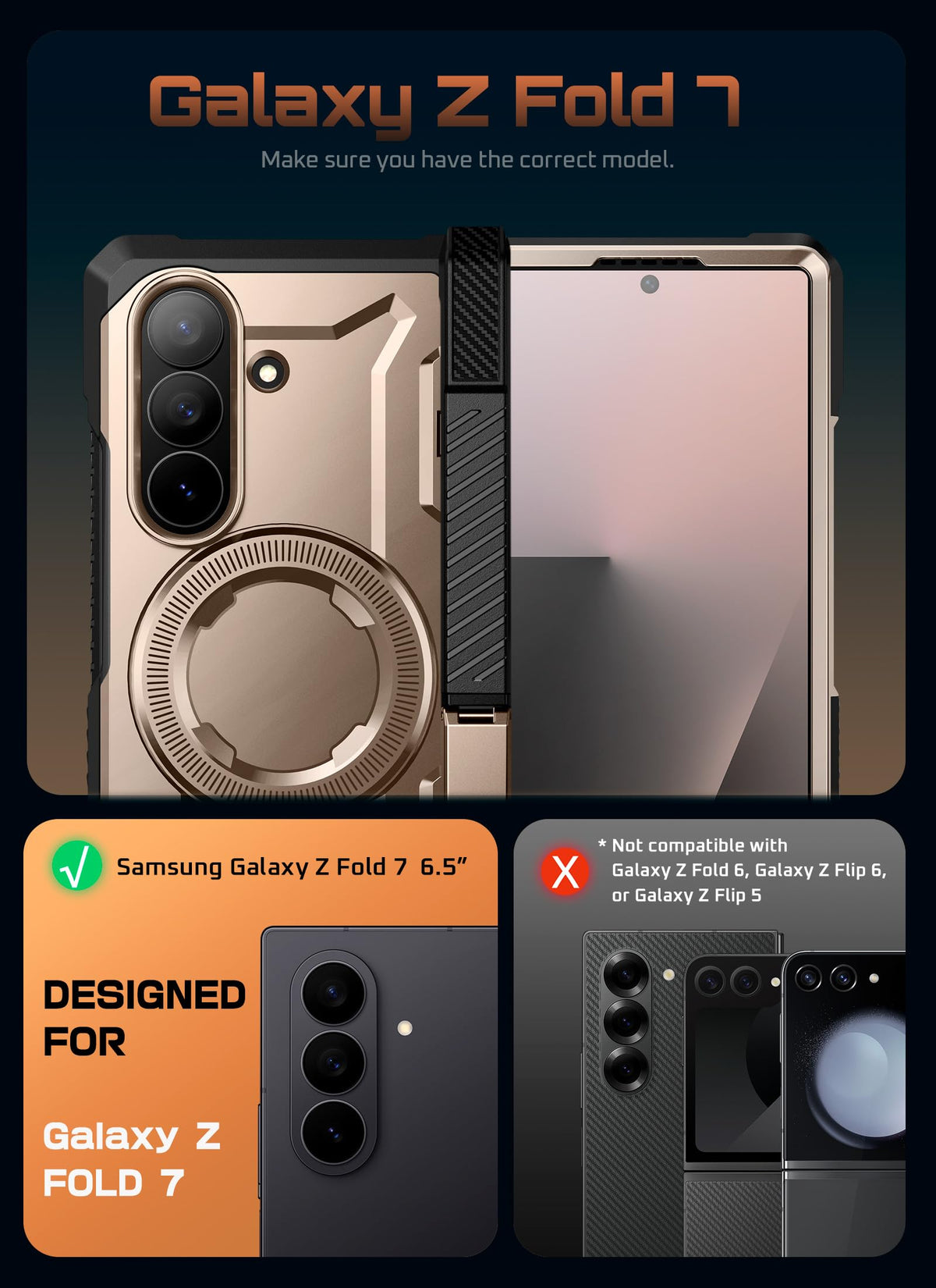 FoldGuard Elite Case — Samsung Galaxy Z Fold 7