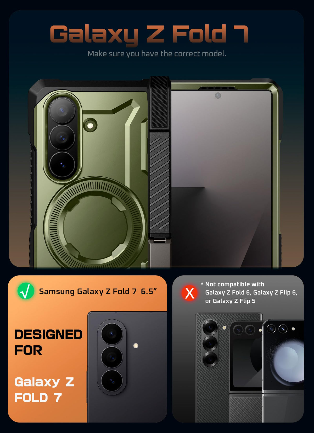 FoldGuard Elite Case — Samsung Galaxy Z Fold 7