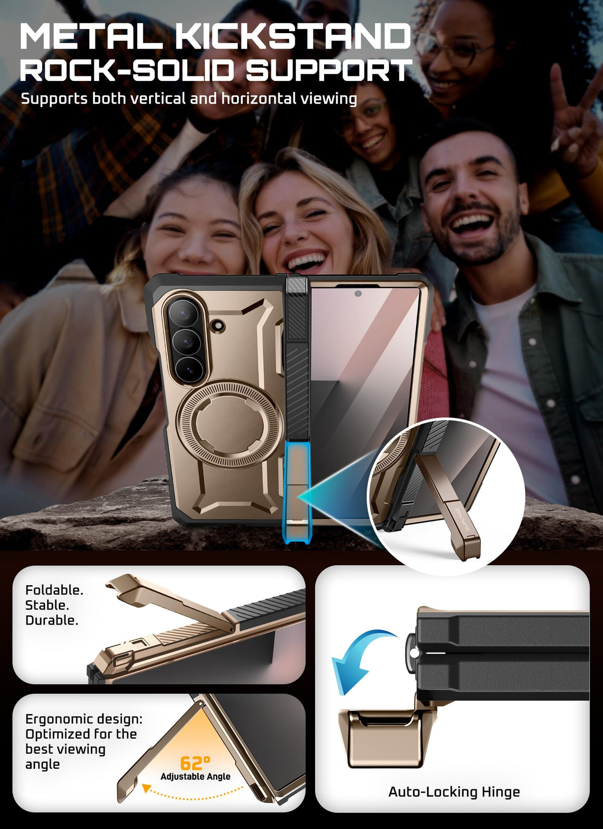 FoldGuard Elite Case — Samsung Galaxy Z Fold 7