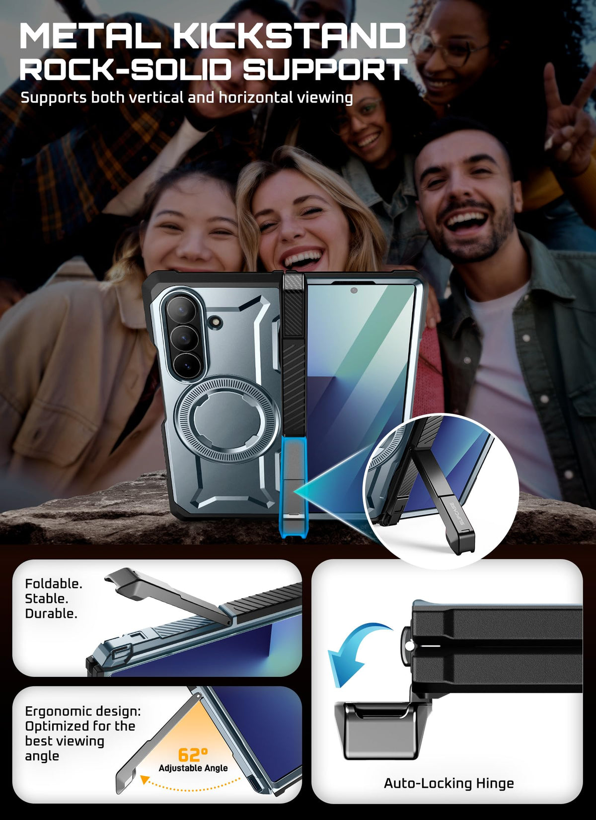 FoldGuard Elite Case — Samsung Galaxy Z Fold 7