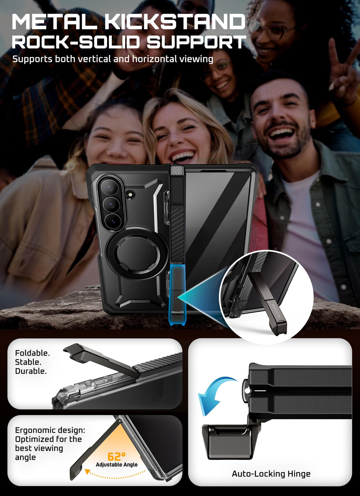 FoldGuard Elite Case — Samsung Galaxy Z Fold 7