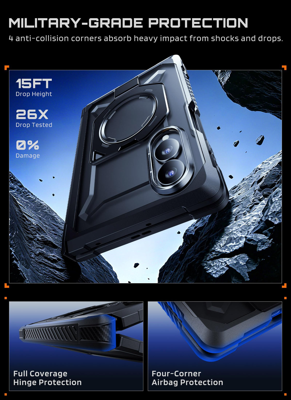 TriFold Shield Case — Samsung Galaxy Z TriFold