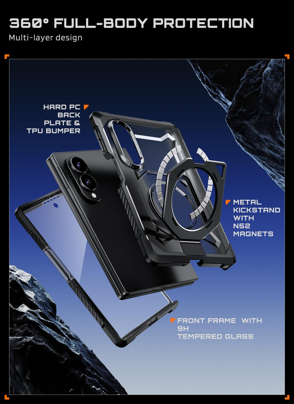 TriFold Shield Case — Samsung Galaxy Z TriFold