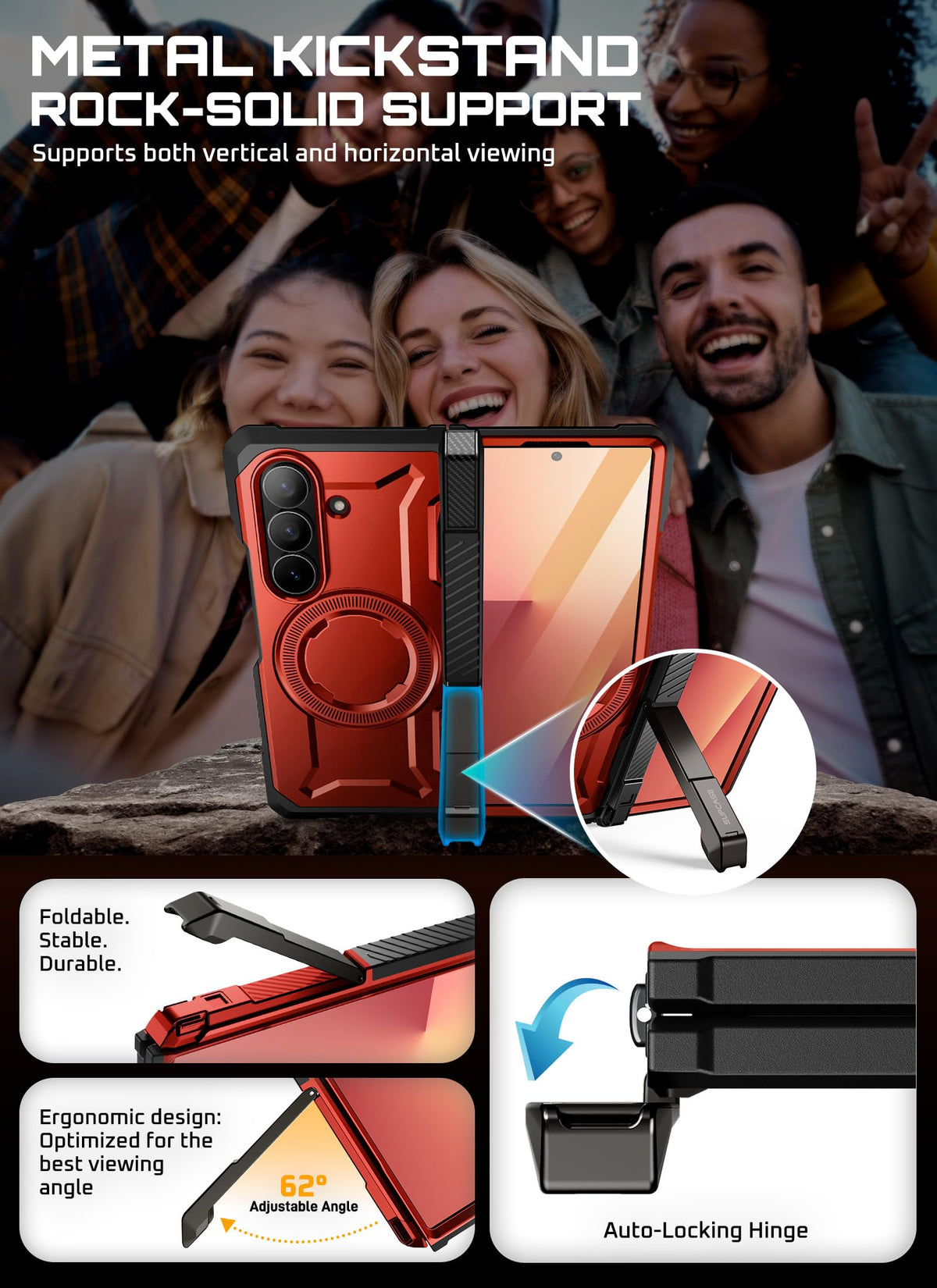 FoldGuard Elite Case — Samsung Galaxy Z Fold 7