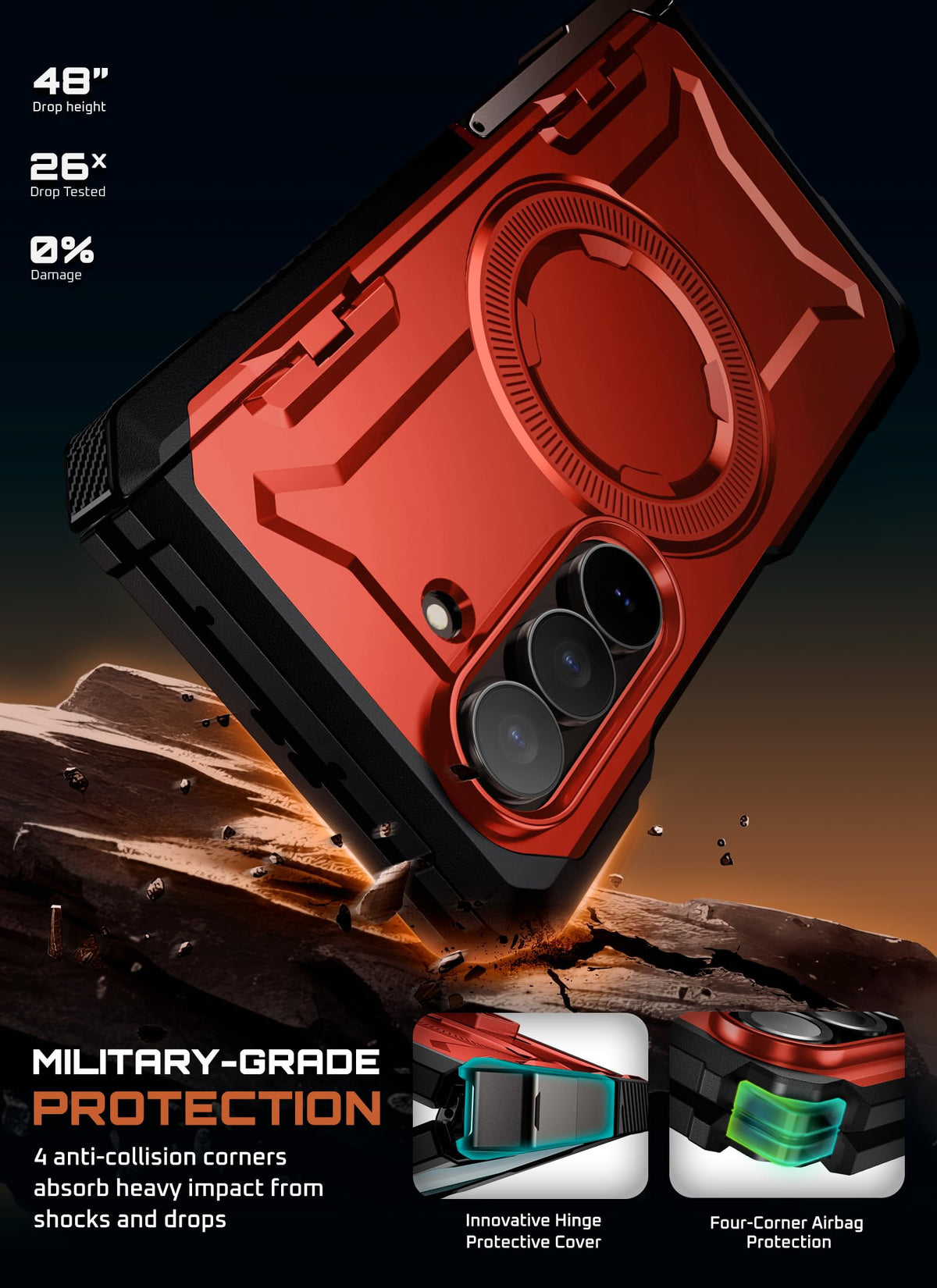 FoldGuard Elite Case — Samsung Galaxy Z Fold 7